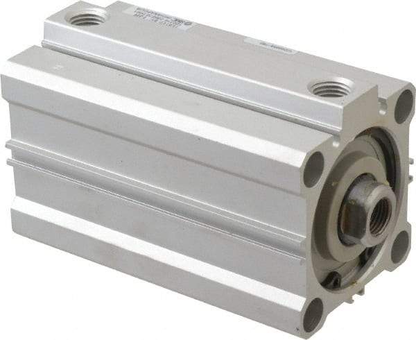 SMC PNEUMATICS - 2-15/16" Stroke x 2" Bore Double Acting Air Cylinder - 1/4 Port, 1/2-20 Rod Thread, 145 Max psi, 15 to 160°F - Industrial Tool & Supply
