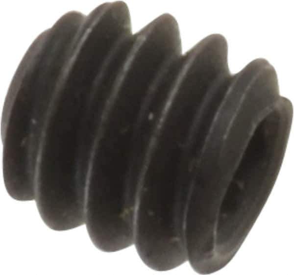 Value Collection - #10-24 UNC, 3/16" OAL, Cup Point Set Screw - Grade 8 Alloy Steel, 3/32" Key - Industrial Tool & Supply