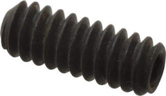 Value Collection - #10-24 UNC, 1/2" OAL, Cup Point Set Screw - Grade 8 Alloy Steel, 3/32" Key - Industrial Tool & Supply