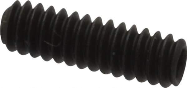 Value Collection - #10-24 UNC, 5/8" OAL, Cup Point Set Screw - Grade 8 Alloy Steel, 3/32" Key - Industrial Tool & Supply