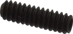 Value Collection - #10-24 UNC, 5/8" OAL, Cup Point Set Screw - Grade 8 Alloy Steel, 3/32" Key - Industrial Tool & Supply