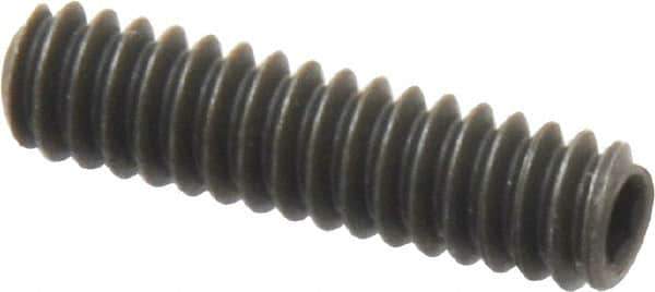 Value Collection - #10-24 UNC, 3/4" OAL, Cup Point Set Screw - Grade 8 Alloy Steel, 3/32" Key - Industrial Tool & Supply