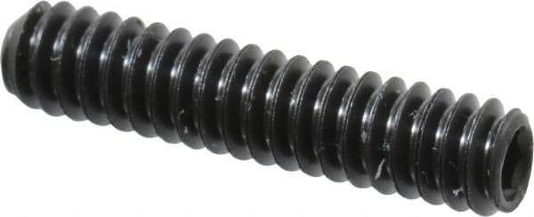Value Collection - #10-24 UNC, 7/8" OAL, Cup Point Set Screw - Grade 8 Alloy Steel, 3/32" Key - Industrial Tool & Supply