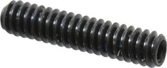 Value Collection - #10-24 UNC, 7/8" OAL, Cup Point Set Screw - Grade 8 Alloy Steel, 3/32" Key - Industrial Tool & Supply