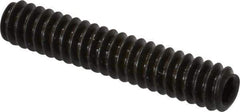 Value Collection - #10-24 UNC, 1" OAL, Cup Point Set Screw - Grade 8 Alloy Steel, 3/32" Key - Industrial Tool & Supply