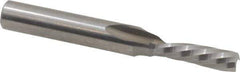 Onsrud - 3/16" Cutting Diam x 5/8" Length of Cut, 1 Flute, Downcut Spiral Router Bit - Uncoated, Right Hand Cut, Solid Carbide, 2" OAL x 1/4" Shank Diam, Single Edge, 21° Helix Angle - Industrial Tool & Supply