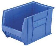 Akro-Mils - 200 Lb. Load Capacity, 20" Deep, Red Polymer Hopper Stacking Bin - 12" High x 12-3/8" Wide x 20" Long - Industrial Tool & Supply