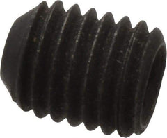 Value Collection - 1/4-28 UNF, 5/16" OAL, Cup Point Set Screw - Grade 8 Alloy Steel, 1/8" Key - Industrial Tool & Supply