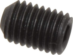 Value Collection - 1/4-28 UNF, 3/8" OAL, Cup Point Set Screw - Grade 8 Alloy Steel, 1/8" Key - Industrial Tool & Supply