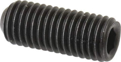 Value Collection - 1/4-28 UNF, 5/8" OAL, Cup Point Set Screw - Grade 8 Alloy Steel, 1/8" Key - Industrial Tool & Supply