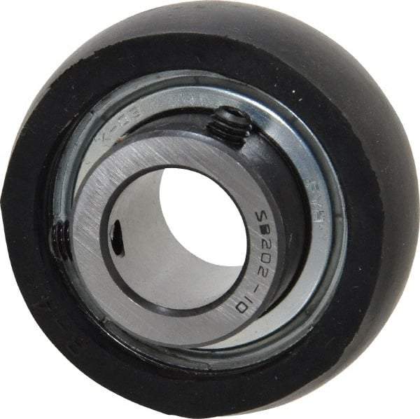 Value Collection - 5/8" ID x 1.575" OD, 2,110 Lb Dynamic Capacity, Spherical Insert Bearing - 1,060 Lb Static Capacity - Industrial Tool & Supply