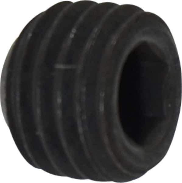 Value Collection - 5/16-24 UNF, 1/4" OAL, Cup Point Set Screw - Grade 8 Alloy Steel, 5/32" Key - Industrial Tool & Supply
