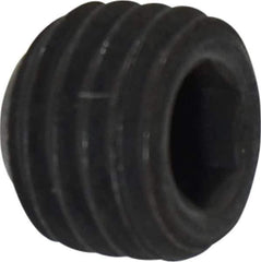 Value Collection - 5/16-24 UNF, 1/4" OAL, Cup Point Set Screw - Grade 8 Alloy Steel, 5/32" Key - Industrial Tool & Supply