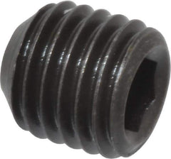 Value Collection - 5/16-24 UNF, 5/16" OAL, Cup Point Set Screw - Grade 8 Alloy Steel, 5/32" Key - Industrial Tool & Supply