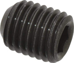 Value Collection - 5/16-24 UNF, 3/8" OAL, Cup Point Set Screw - Grade 8 Alloy Steel, 5/32" Key - Industrial Tool & Supply