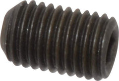 Value Collection - 5/16-24 UNF, 1/2" OAL, Cup Point Set Screw - Grade 8 Alloy Steel, 5/32" Key - Industrial Tool & Supply