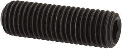 Value Collection - 5/16-24 UNF, 1" OAL, Cup Point Set Screw - Grade 8 Alloy Steel, 5/32" Key - Industrial Tool & Supply