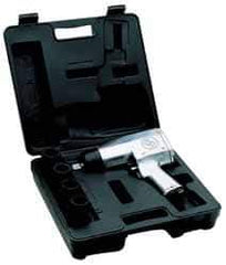 Chicago Pneumatic - 3/4" Drive, 4,200 RPM, 200 Ft/Lb Torque Impact Wrench Set - Pistol Grip Handle, 900 IPM, 12 CFM, 90 psi, 3/8" NPTF Inlet - Industrial Tool & Supply