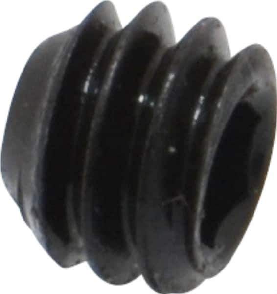 Value Collection - 1/4-20 UNC, 3/16" OAL, Cup Point Set Screw - Grade 8 Alloy Steel, 1/8" Key - Industrial Tool & Supply
