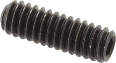 Value Collection - 1/4-20 UNC, 3/4" OAL, Cup Point Set Screw - Grade 8 Alloy Steel, 1/8" Key - Industrial Tool & Supply