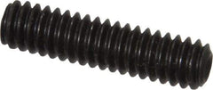 Value Collection - 1/4-20 UNC, 1" OAL, Cup Point Set Screw - Grade 8 Alloy Steel, 1/8" Key - Industrial Tool & Supply