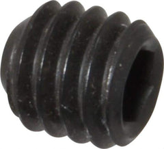 Value Collection - 5/16-18 UNC, 5/16" OAL, Cup Point Set Screw - Grade 8 Alloy Steel, 5/32" Key - Industrial Tool & Supply