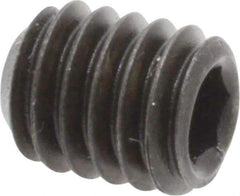 Value Collection - 5/16-18 UNC, 3/8" OAL, Cup Point Set Screw - Grade 8 Alloy Steel, 5/32" Key - Industrial Tool & Supply