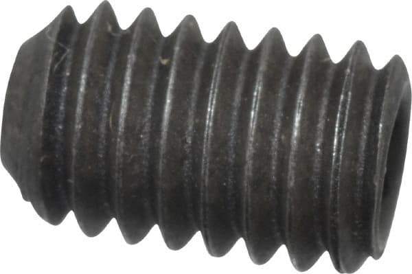 Value Collection - 5/16-18 UNC, 1/2" OAL, Cup Point Set Screw - Grade 8 Alloy Steel, 5/32" Key - Industrial Tool & Supply