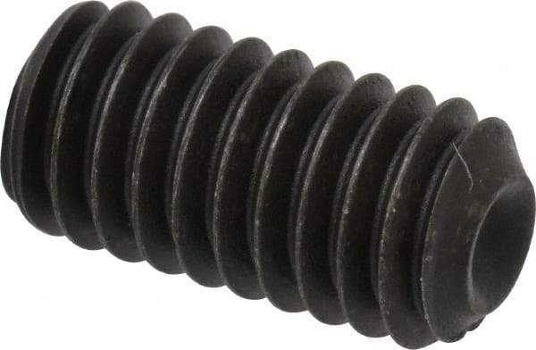 Value Collection - 5/16-18 UNC, 5/8" OAL, Cup Point Set Screw - Grade 8 Alloy Steel, 5/32" Key - Industrial Tool & Supply