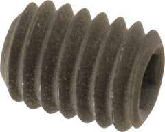 Value Collection - 3/8-16 UNC, 1/2" OAL, Cup Point Set Screw - Grade 8 Alloy Steel, 3/16" Key - Industrial Tool & Supply