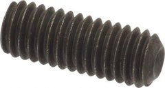 Value Collection - 3/8-16 UNC, 1" OAL, Cup Point Set Screw - Grade 8 Alloy Steel, 3/16" Key - Industrial Tool & Supply