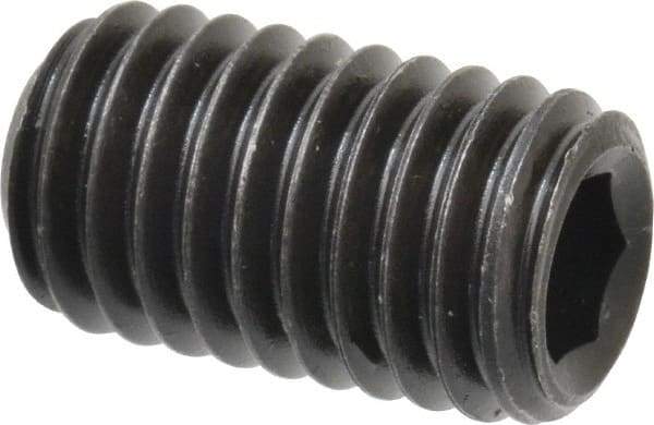 Value Collection - 1/2-13 UNC, 7/8" OAL, Cup Point Set Screw - Grade 8 Alloy Steel, 1/4" Key - Industrial Tool & Supply