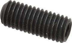 Value Collection - 1/2-13 UNC, 1-1/4" OAL, Cup Point Set Screw - Grade 8 Alloy Steel, 1/4" Key - Industrial Tool & Supply