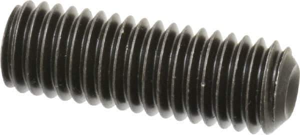 Value Collection - 1/2-13 UNC, 1-1/2" OAL, Cup Point Set Screw - Grade 8 Alloy Steel, 1/4" Key - Industrial Tool & Supply