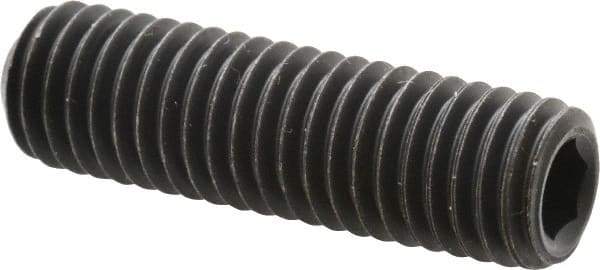 Value Collection - 1/2-13 UNC, 1-3/4" OAL, Cup Point Set Screw - Grade 8 Alloy Steel, 1/4" Key - Industrial Tool & Supply