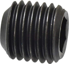 Value Collection - 1-8 UNC, 1" OAL, Cup Point Set Screw - Grade 8 Alloy Steel, 9/16" Key - Industrial Tool & Supply