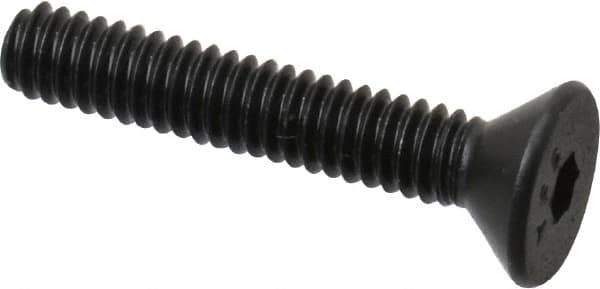 Value Collection - #5-40 UNC Hex Socket Drive, 82° Flat Screw - Alloy Steel, Black Oxide Finish, Fully Threaded, 3/4" OAL - Industrial Tool & Supply