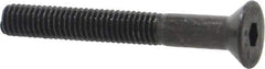 Value Collection - #10-32 UNF Hex Socket Drive, 82° Flat Screw - Alloy Steel, Black Oxide Finish, Partially Threaded, 1-1/2" OAL - Industrial Tool & Supply
