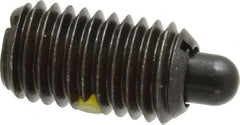 Gibraltar - 5/8-11, 1-1/8" Thread Length, 5/16" Plunger Projection, Steel Threaded Spring Plunger - Industrial Tool & Supply