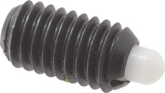 Gibraltar - 3/8-16, 11/16" Thread Length, 3/16" Plunger Projection, Steel Threaded Spring Plunger - 0.186" Max Plunger Diam, 1 Lb Init End Force, 12 Lb Final End Force - Industrial Tool & Supply