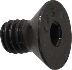 Value Collection - 5/16-18 UNC Hex Socket Drive, 82° Flat Screw - Alloy Steel, Black Oxide Finish, Fully Threaded, 1/2" OAL - Industrial Tool & Supply