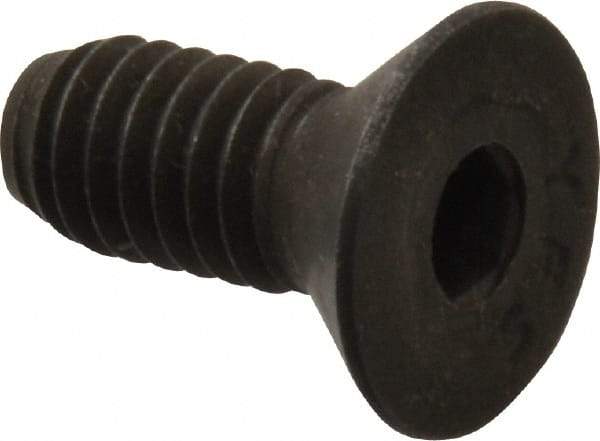 Value Collection - 5/16-18 UNC Hex Socket Drive, 82° Flat Screw - Alloy Steel, Black Oxide Finish, Fully Threaded, 3/4" OAL - Industrial Tool & Supply