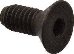 Value Collection - 5/16-18 UNC Hex Socket Drive, 82° Flat Screw - Alloy Steel, Black Oxide Finish, Fully Threaded, 3/4" OAL - Industrial Tool & Supply