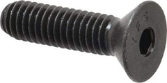 Value Collection - 5/16-18 UNC Hex Socket Drive, 82° Flat Screw - Alloy Steel, Black Oxide Finish, Fully Threaded, 1-1/4" OAL - Industrial Tool & Supply