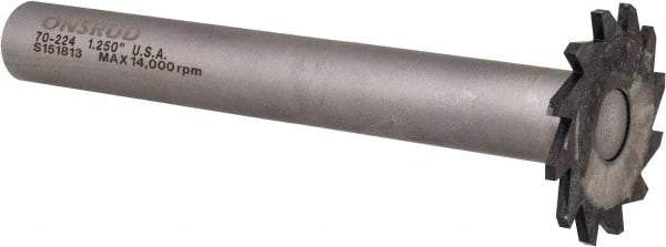 Onsrud - 1-1/4" Diam x 1/16" Blade Thickness, Slitting and Slotting Saw - Shank Connection, Right Hand, Uncoated, Solid Carbide - Industrial Tool & Supply