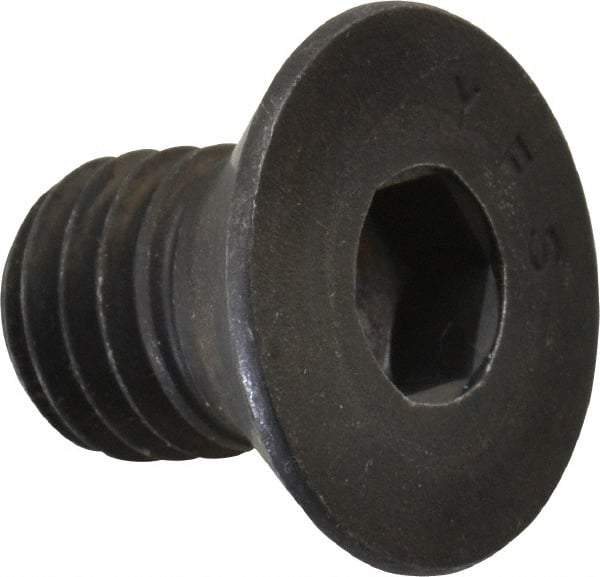 Value Collection - 1/2-13 UNC Hex Socket Drive, 82° Flat Screw - Alloy Steel, Black Oxide Finish, Fully Threaded, 3/4" OAL - Industrial Tool & Supply