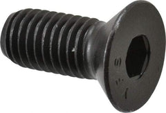 Value Collection - 1/2-13 UNC Hex Socket Drive, 82° Flat Screw - Alloy Steel, Black Oxide Finish, Fully Threaded, 1-1/4" OAL - Industrial Tool & Supply