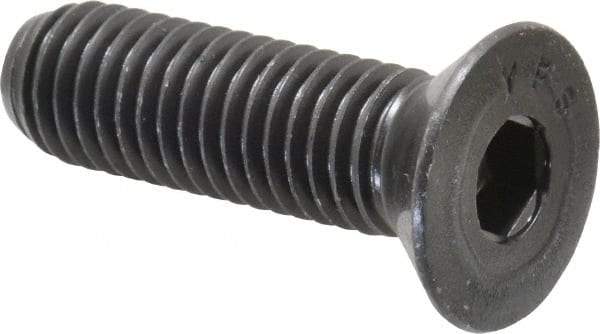 Value Collection - 1/2-13 UNC Hex Socket Drive, 82° Flat Screw - Alloy Steel, Black Oxide Finish, Fully Threaded, 1-3/4" OAL - Industrial Tool & Supply