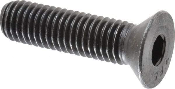 Value Collection - 1/2-13 UNC Hex Socket Drive, 82° Flat Screw - Alloy Steel, Black Oxide Finish, Fully Threaded, 2" OAL - Industrial Tool & Supply