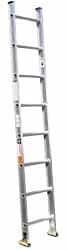 Made in USA - 14' High, Type IA Rating, Aluminum Extension Ladder - Industrial Tool & Supply